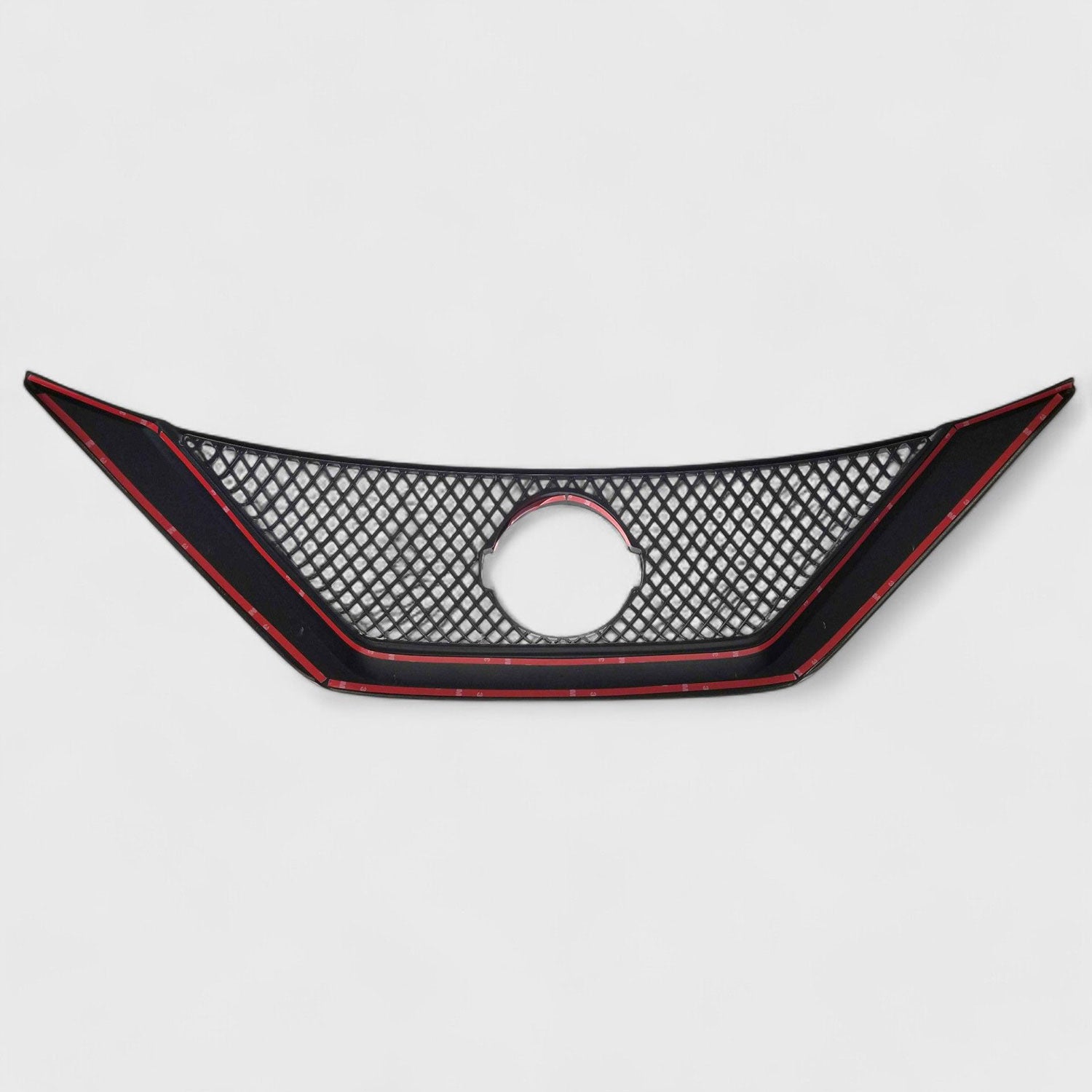 2016-2018 Nissan Altima Grille Overlay Gloss Black 1Pcs ABS Plastic