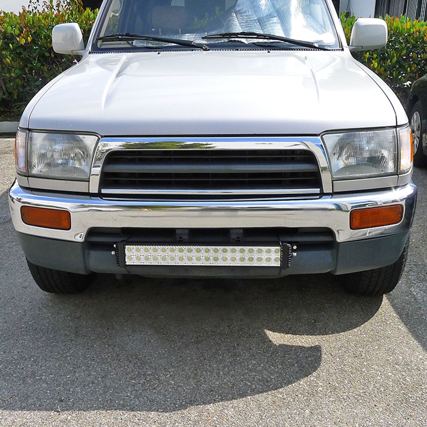 Universal Off Road 6000K Flood/Spot Beam 144W 48-LED Fog Light Lamp Bar Alu