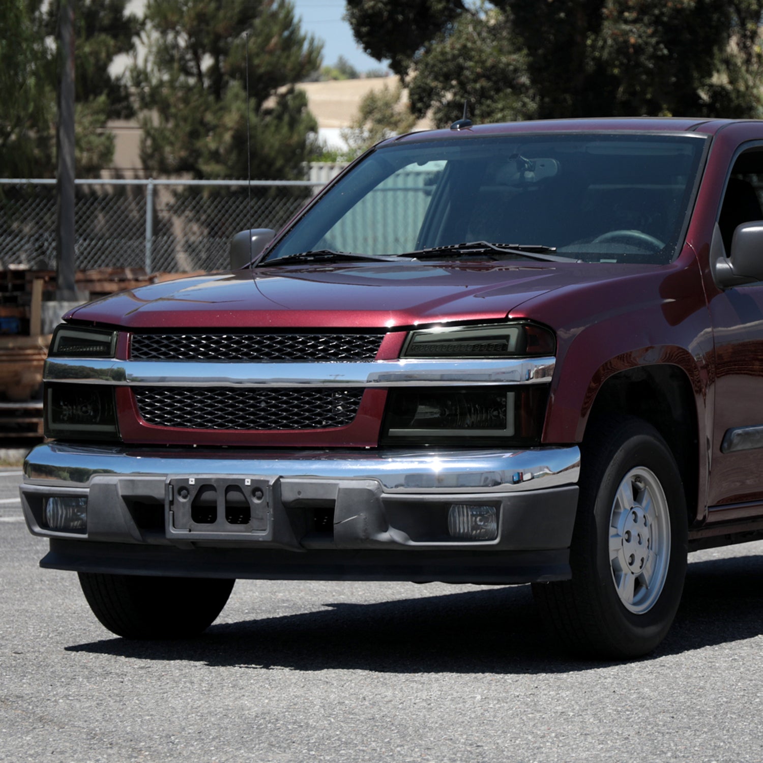 2004-2012 Chevy Colorado/ Canyon/ISUZU I-Series Factory Headlights LED Smoke