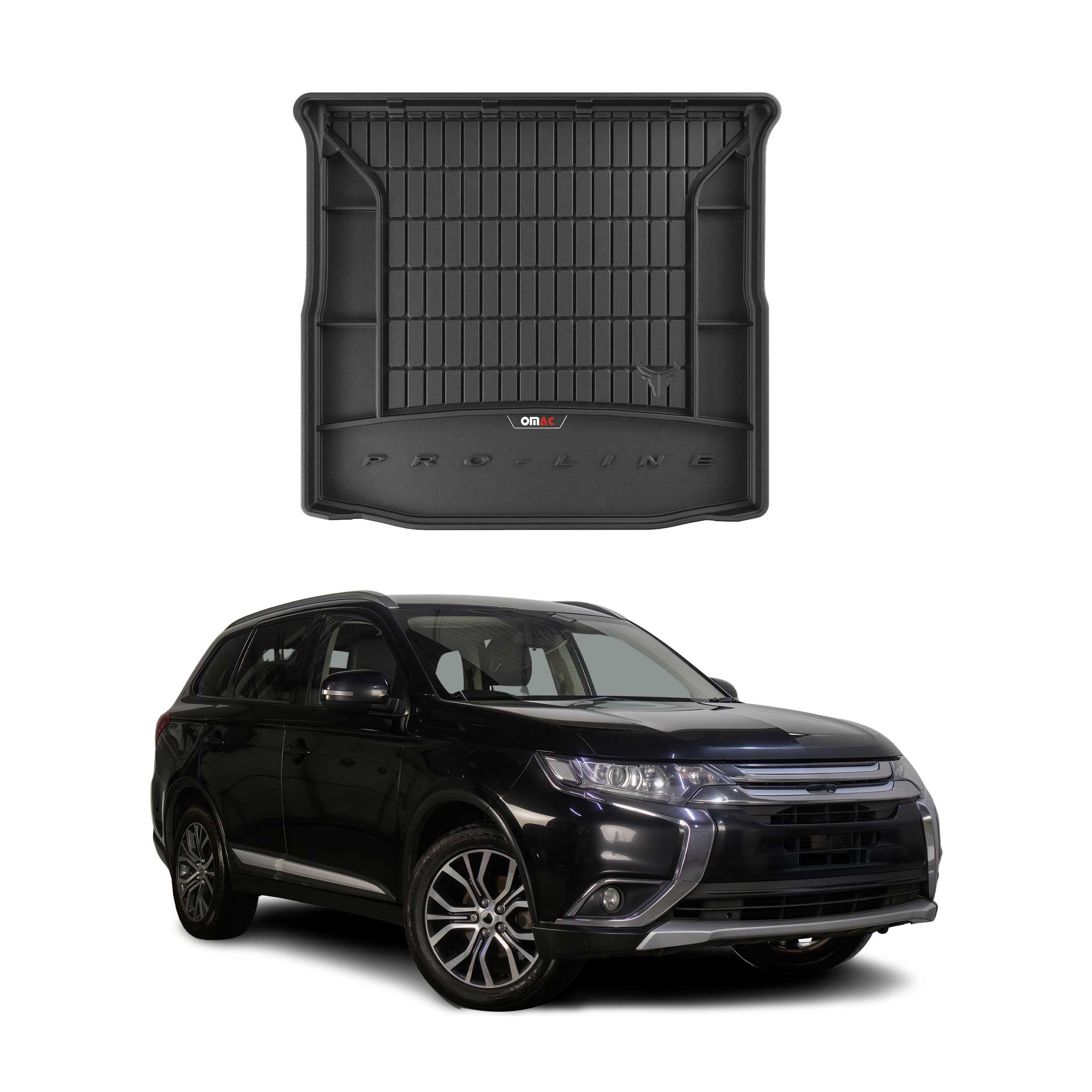 2014-2020 Mitsubishi Outlander Premium Cargo Liner Trunk Mat All Weather Heavy Duty