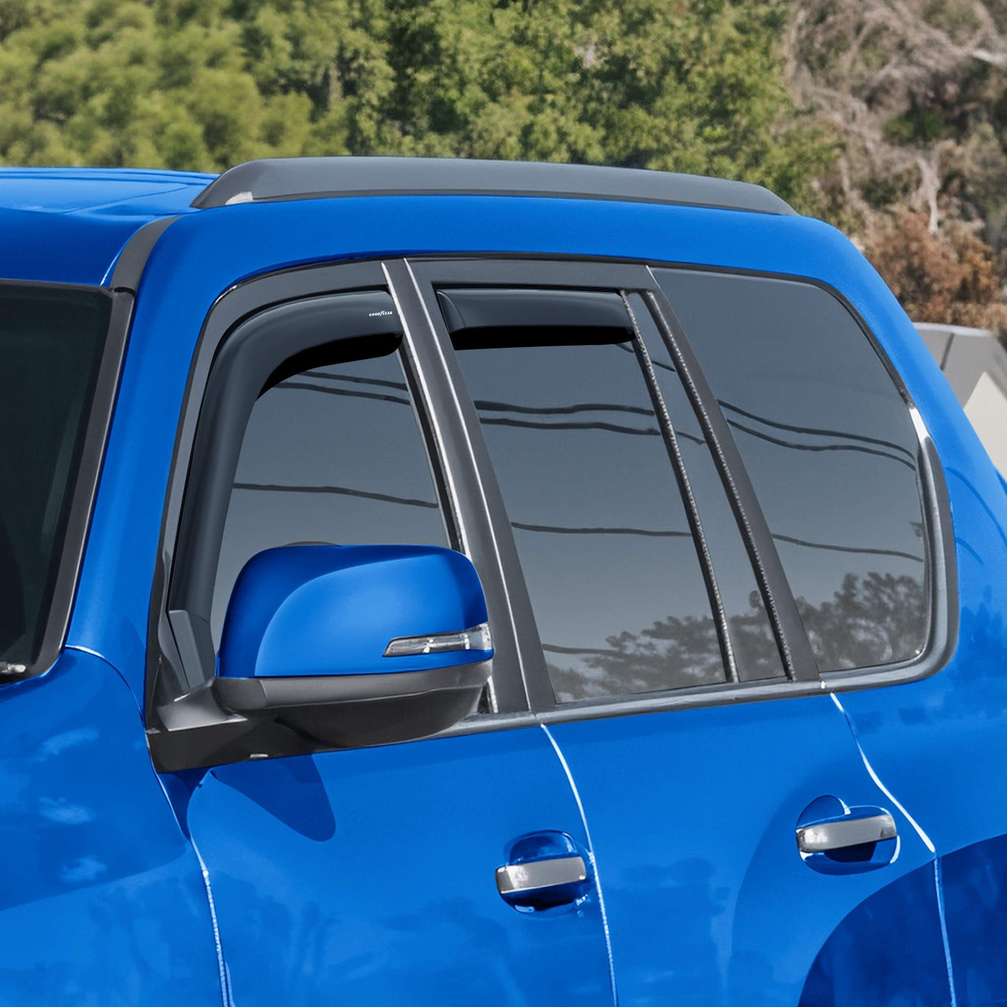 Goodyear Wind Deflectors for Lexus GX 460 2010-2023 In-channel Premium Smoke 4x
