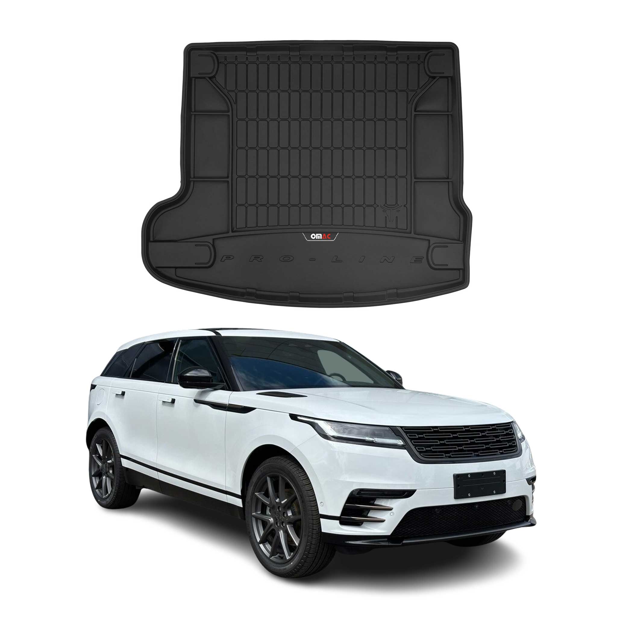 2018-2026 Land Rover Range Rover Velar Premium Cargo Liner Trunk Mat All Weather Heavy Duty Black