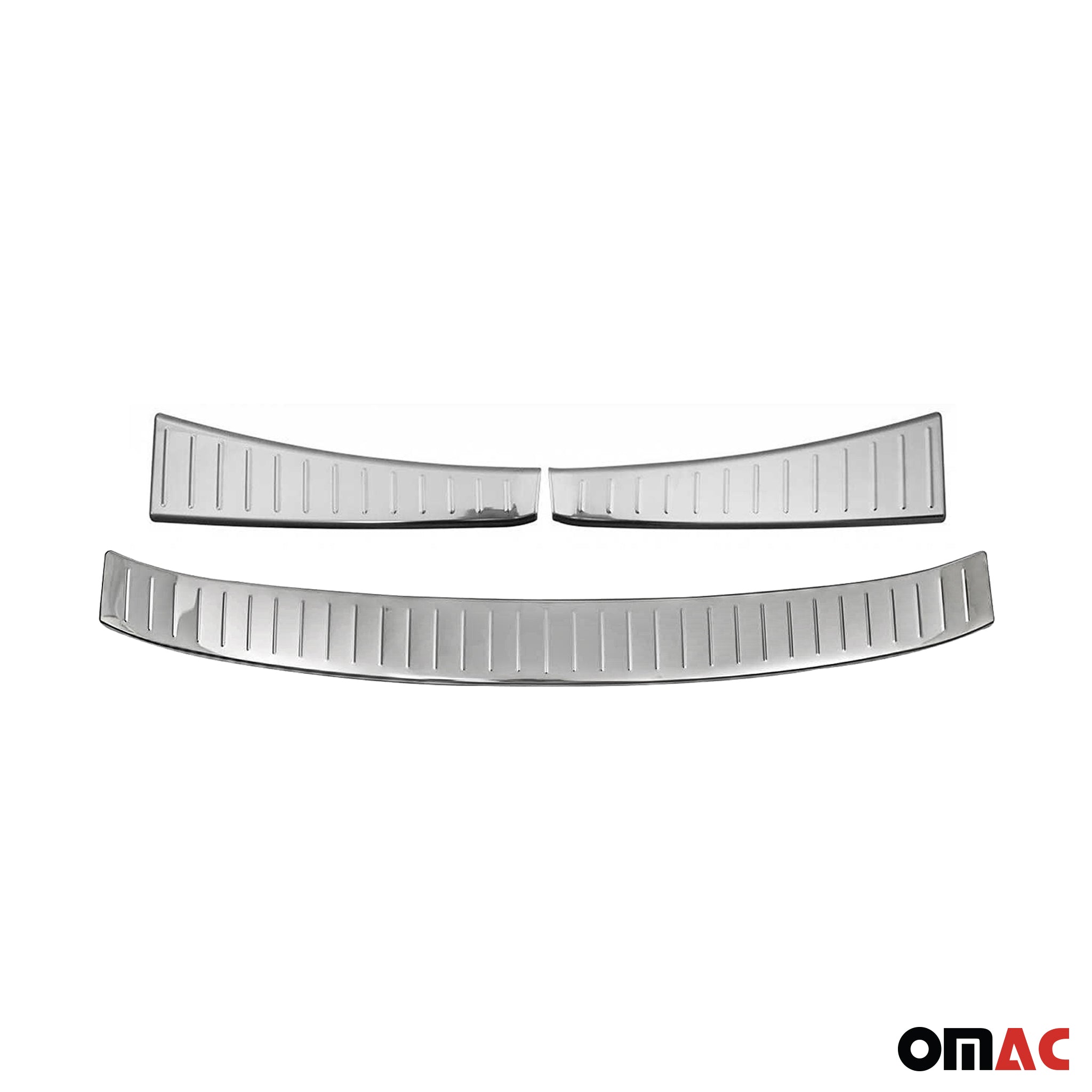 Rear Bumper Guard & Trunk Sill Cover Set for Ford Escape 2017-19 FL Gloss 3Pcs