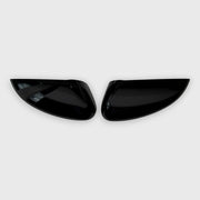 2018-2025 Honda Accord Mirror Cover Caps Gloss Black 2Pcs ABS Plastic