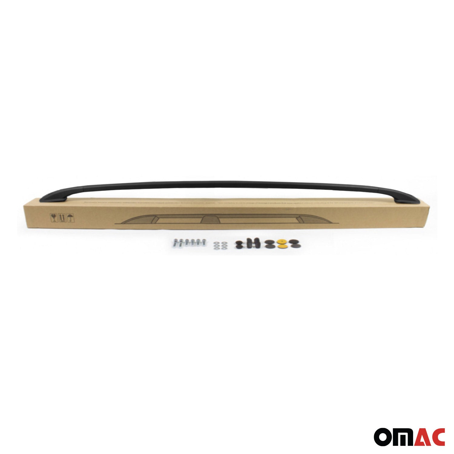 2013-2019 Ford Escape Aluminium Roof Rack Side Rails Black