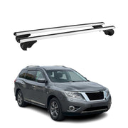 2013-2020 Nissan Pathfinder Roof Rack Cross Bars Silver