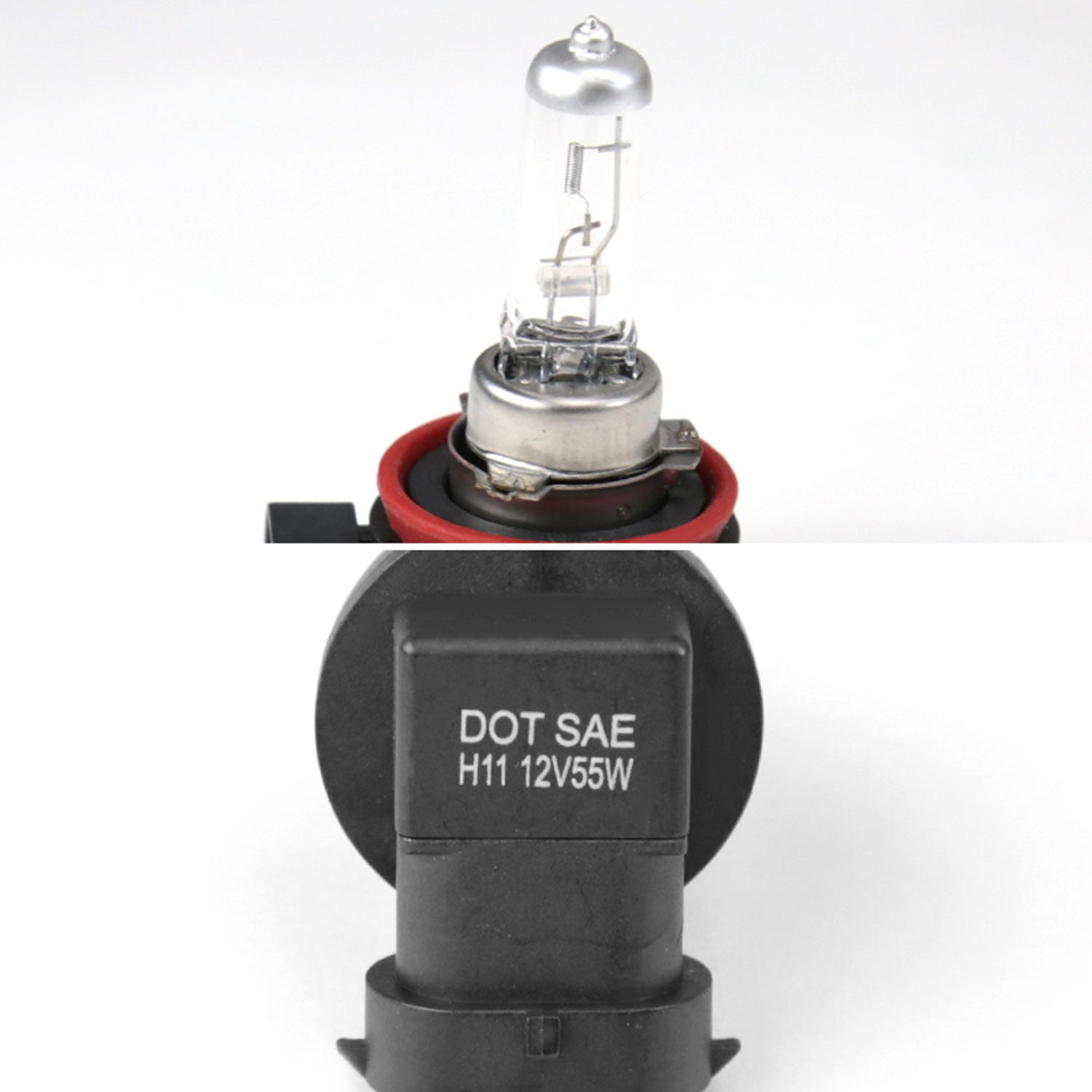 2004-2005 Honda Civic Coupe/Sedan H11 Fog Lights Kit - HZ Chrome/Clear Lens