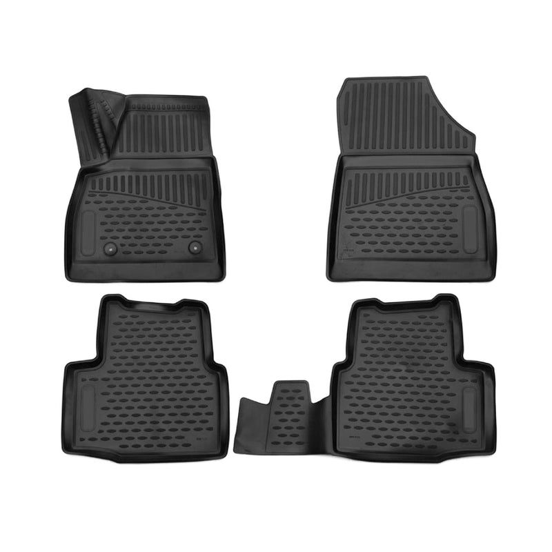 2016-2019 Chevrolet Cruze HB Floor Mats Liners Full Set All Weather Black