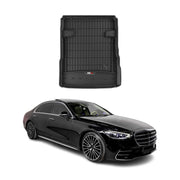 2021-2025 Mercedes S Class W223 Long Premium Cargo Liner Trunk Mat All Weather Heavy Duty Black
