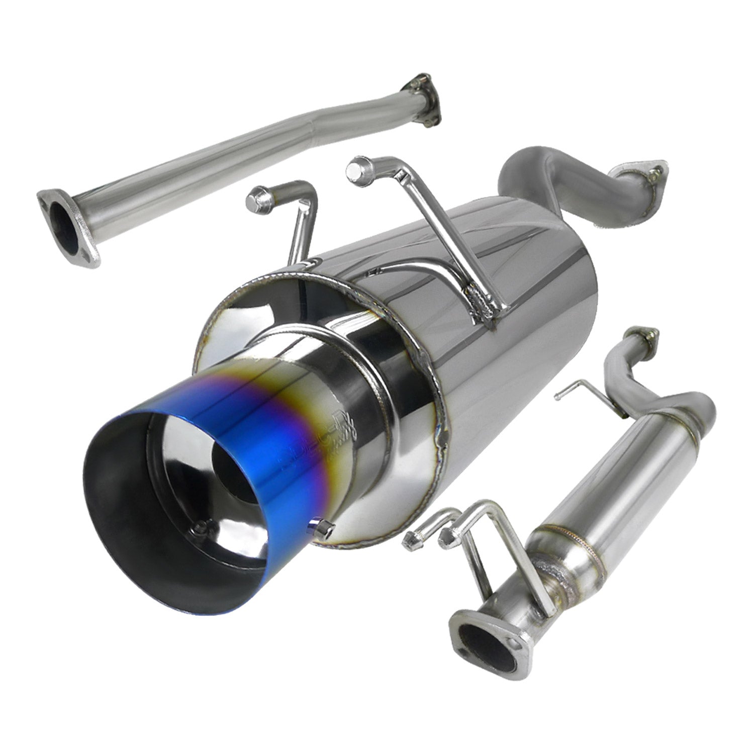 2006-2011 Honda Civic Si Coupe T-304 Steel N1 Catback Exhaust System Burnt Tip