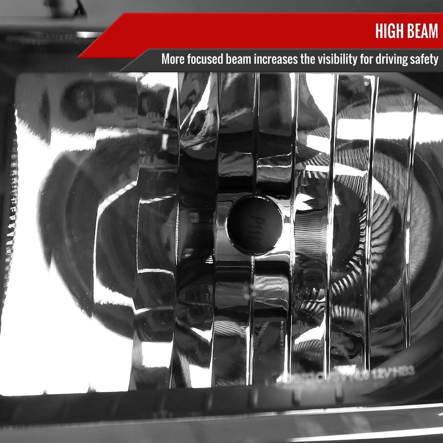 2014-2015 Chevy Silverado 1500 Factory Headlights Amber Reflectors Matt Black