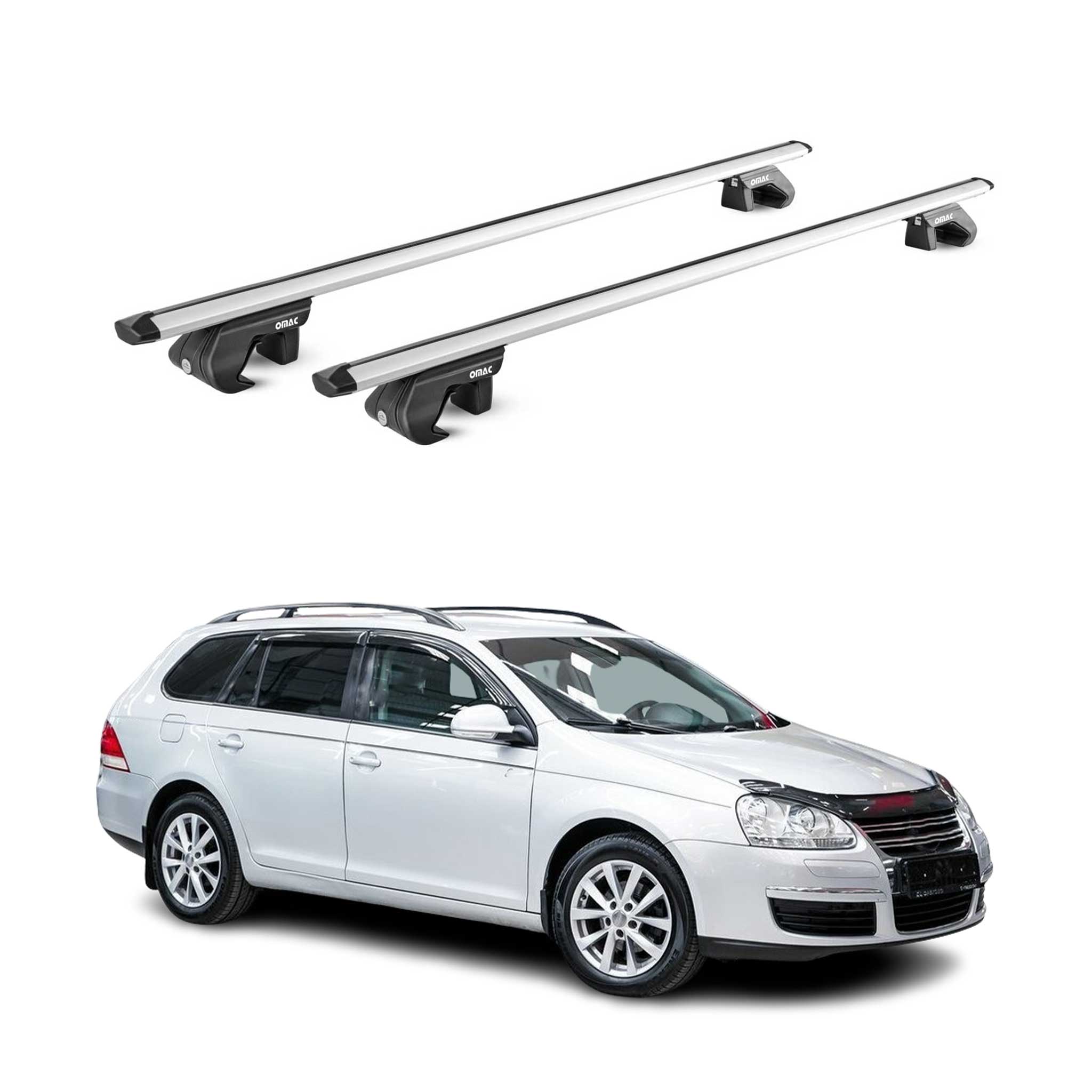 Roof Rack Cross Bars Luggage Carrier for VW Golf SportWagen / Alltrack 2015-2019