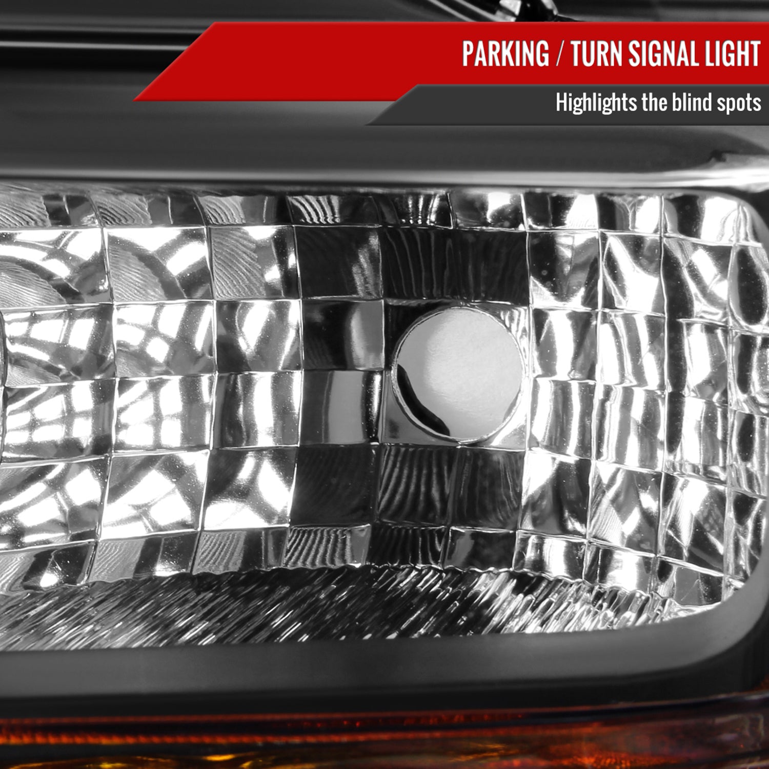 2008-2010 Ford F-250/F-350/F450 Super Duty Factory Headlights Amber Reflectors