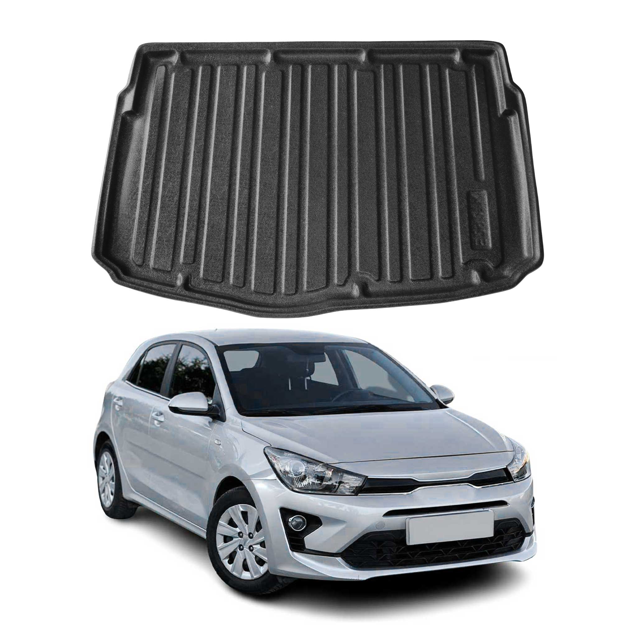 2018-2023 Kia Rio Hatchback Cargo Liner Trunk Mat All Weather Black