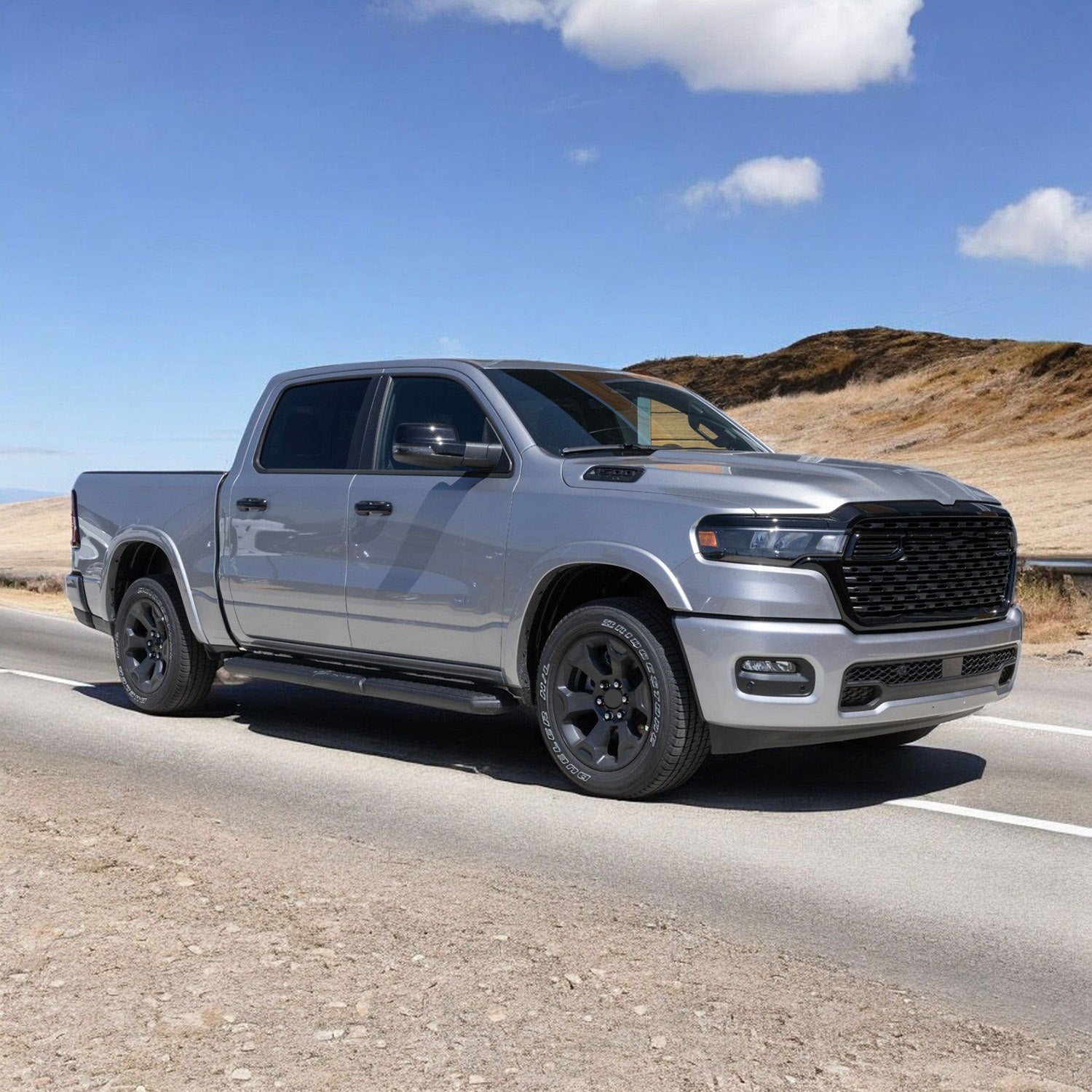 2019-2023 RAM RAM 2500/3500 Door Handle Cover Gloss Black 10Pcs ABS Plastic