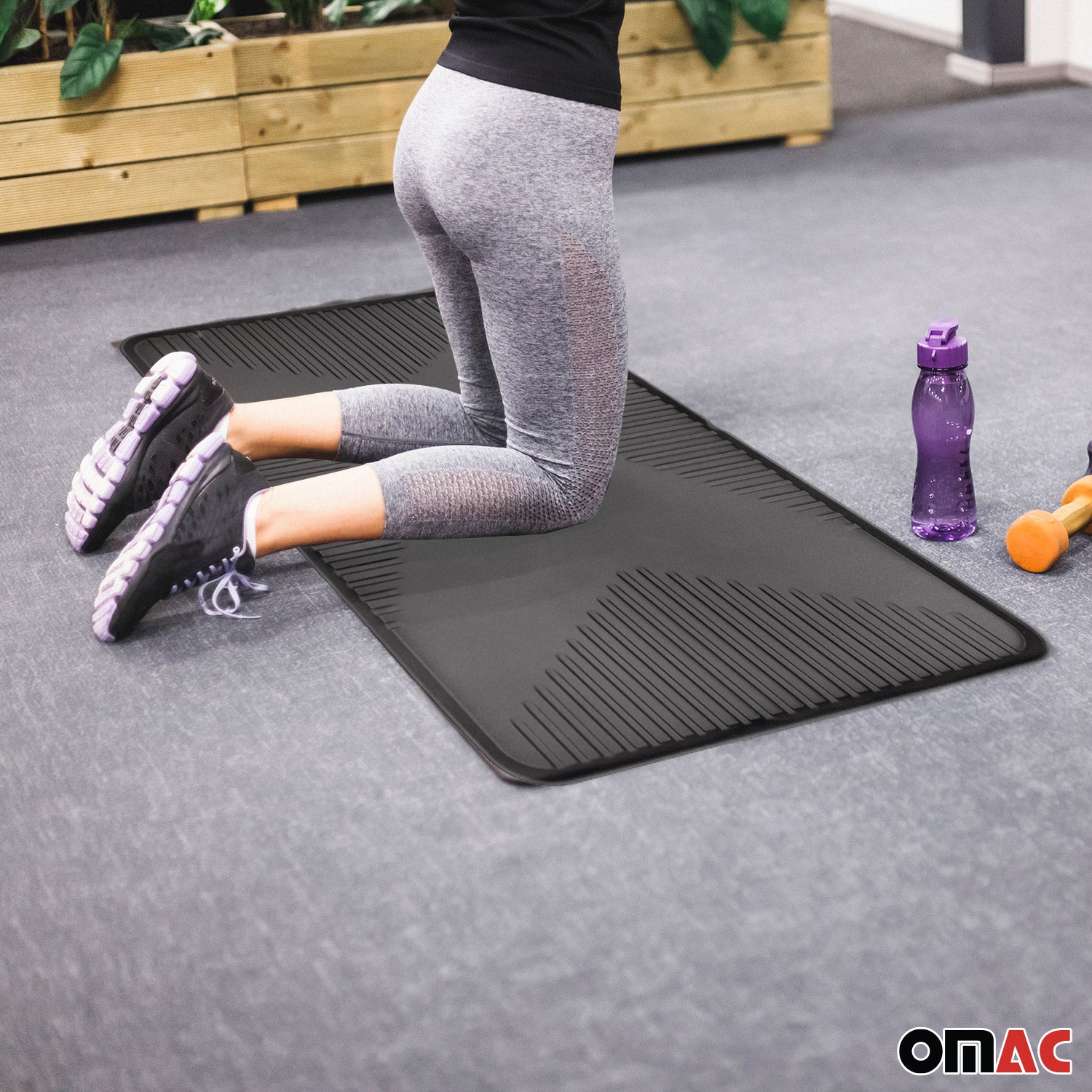 Omac Bike Mat Anti-Slip Multipurpose Floor Protector 45.28 inches x 29.53 inches