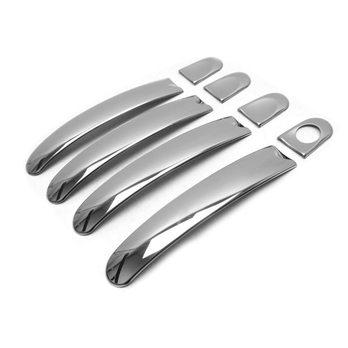 Car Door Handle Cover Protector for VW Caddy 2003-2015 Steel Chrome 8 Pcs