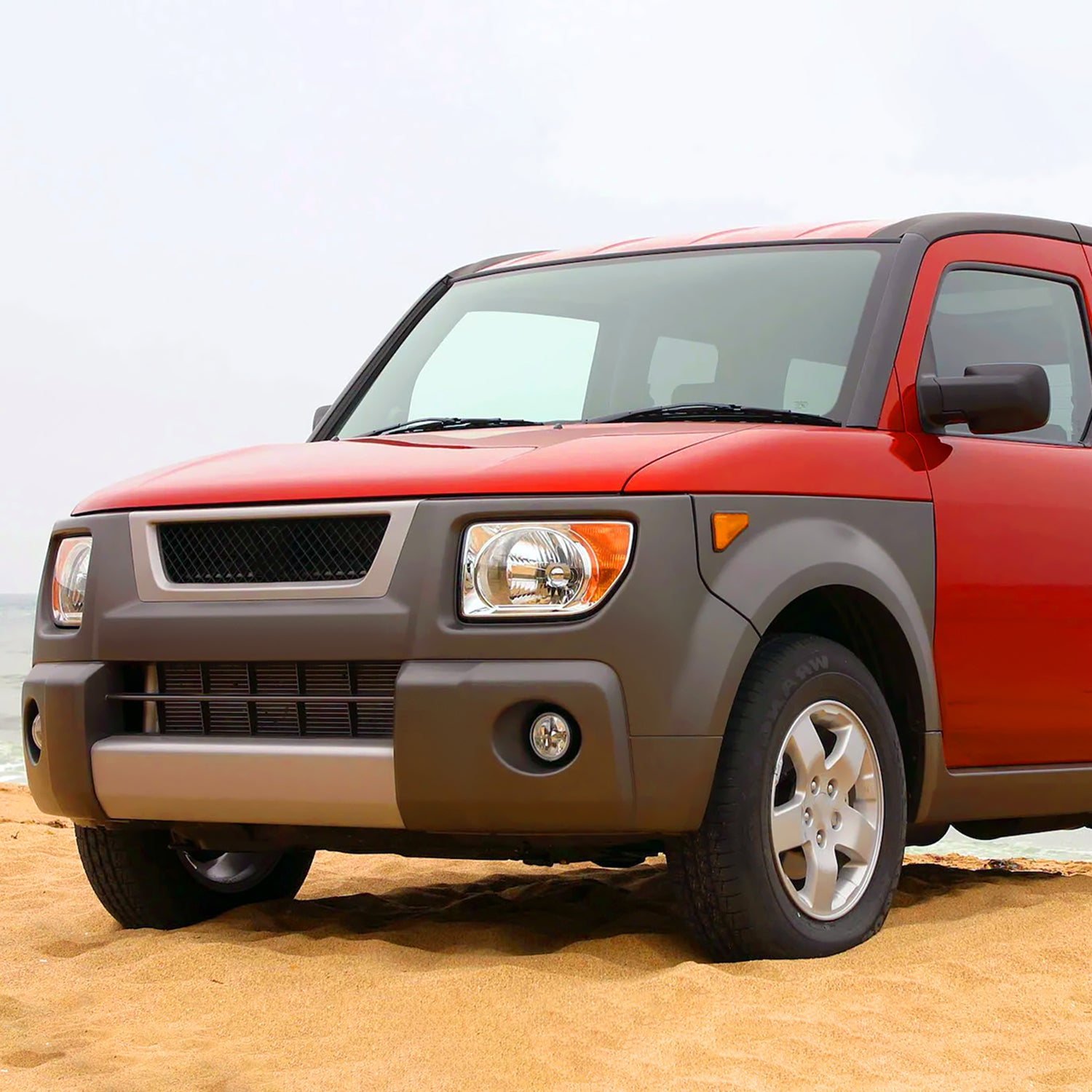 2003-2008 Honda Element Factory Style Headlights Chrome Housing/Clear Lens