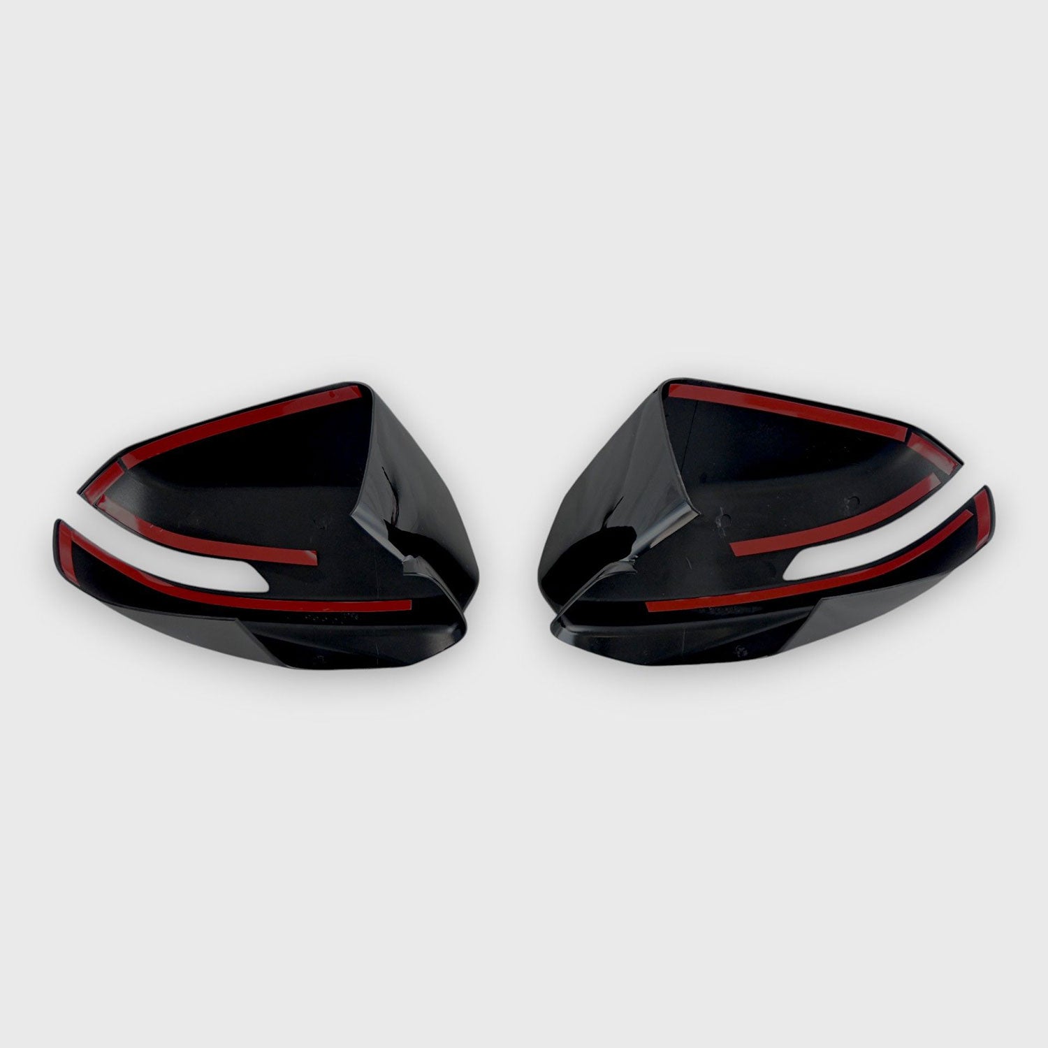 2019-2025 Cadillac XT4 / Chevrolet Blazer Mirror Cover Caps Gloss Black 4Pcs ABS Plastic