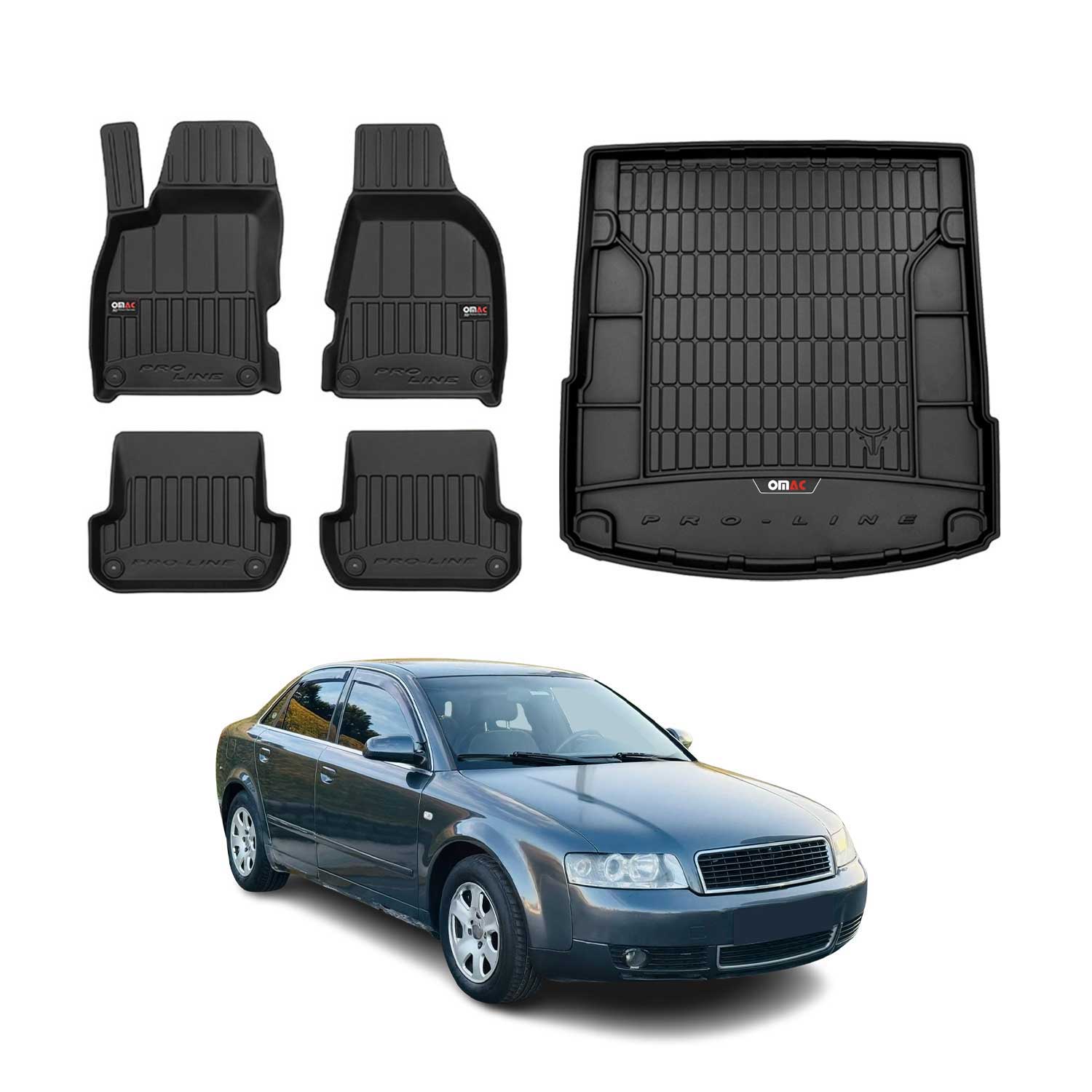 2001-2004 Audi A4 B6 Sedan OMAC Premium Floor Mats & Cargo Liners
