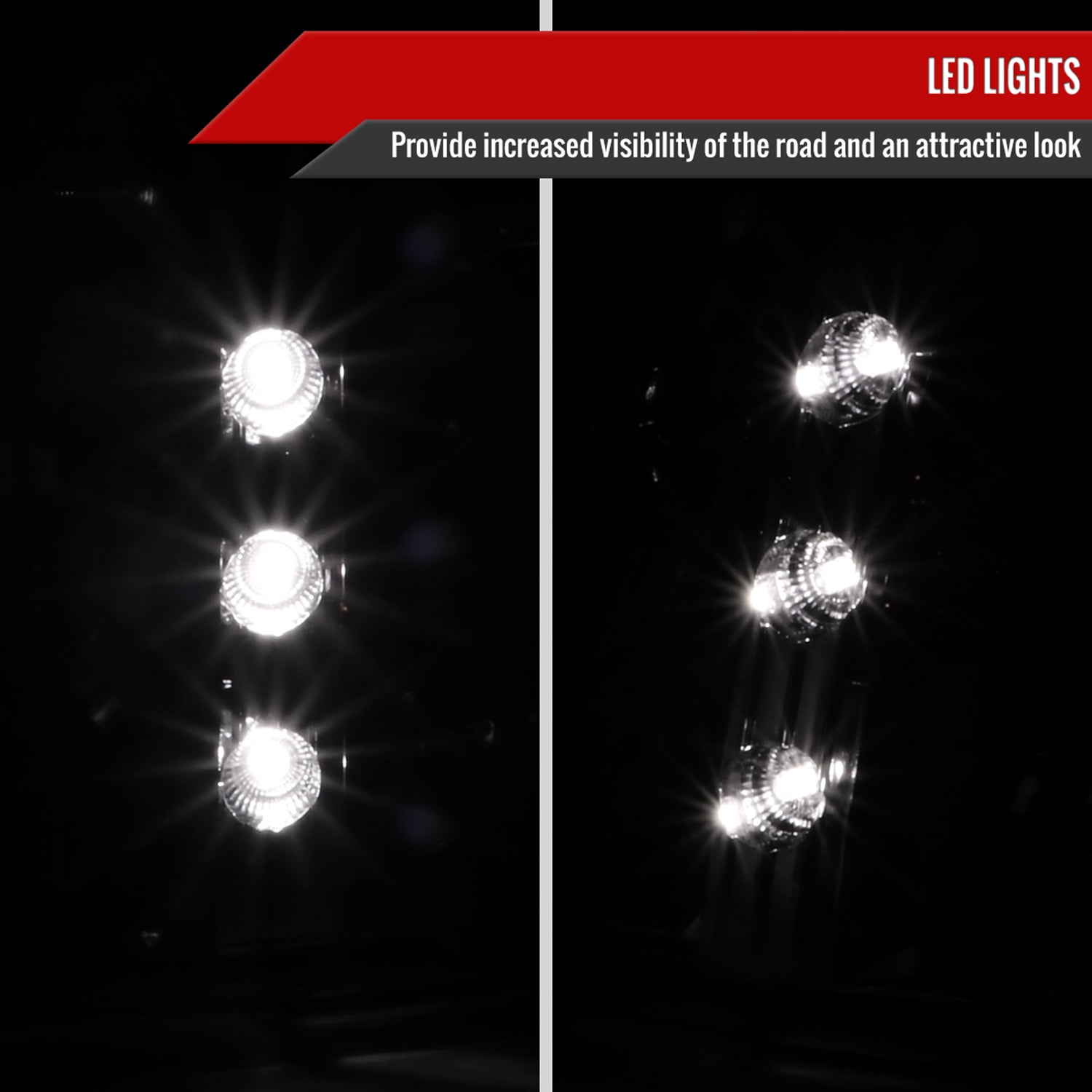 1993-1997 Ford Ranger Factory V2 Headlights w/Corner Lights Chrome/Smoke