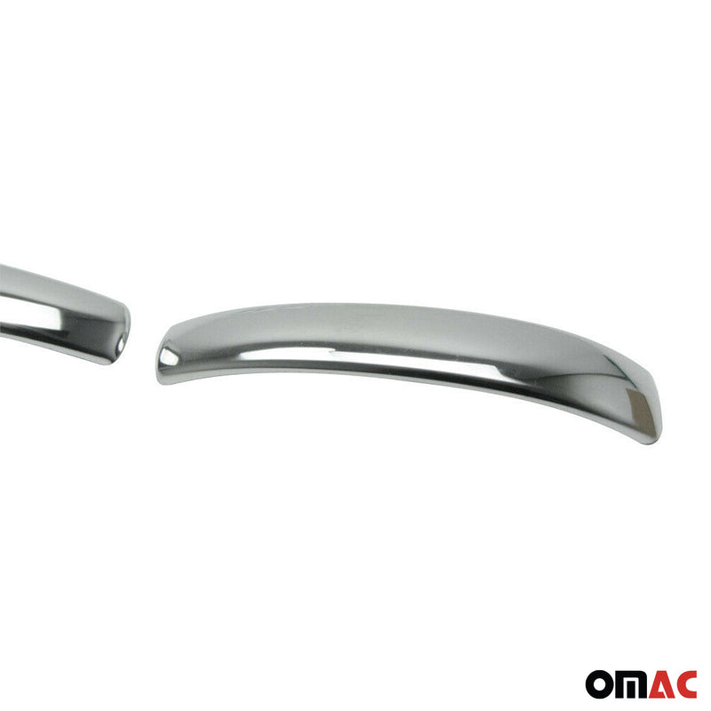 2007-2015 Smart ForTwo Car Door Handle Cover Trim Steel Chrome 2 Pcs