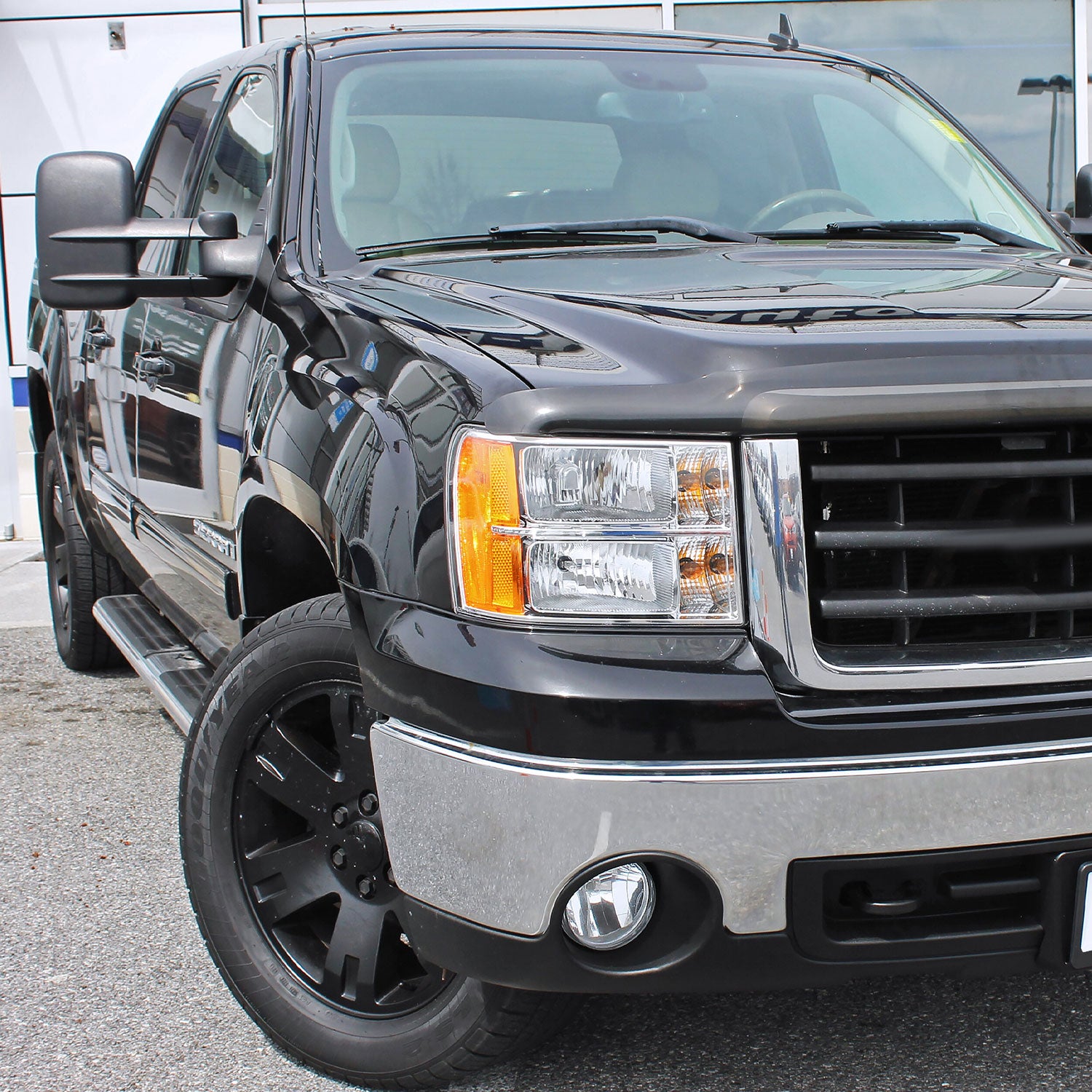 2007-2014 GMC Sierra 1500 2500HD/3500HD H8 Fog Lights Kit Chrome/Clear Lens