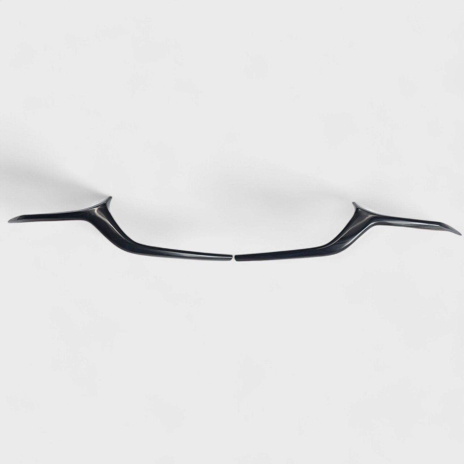 2020-2025 Mazda CX-30 Grille Overlay Gloss Black 2Pcs ABS Plastic