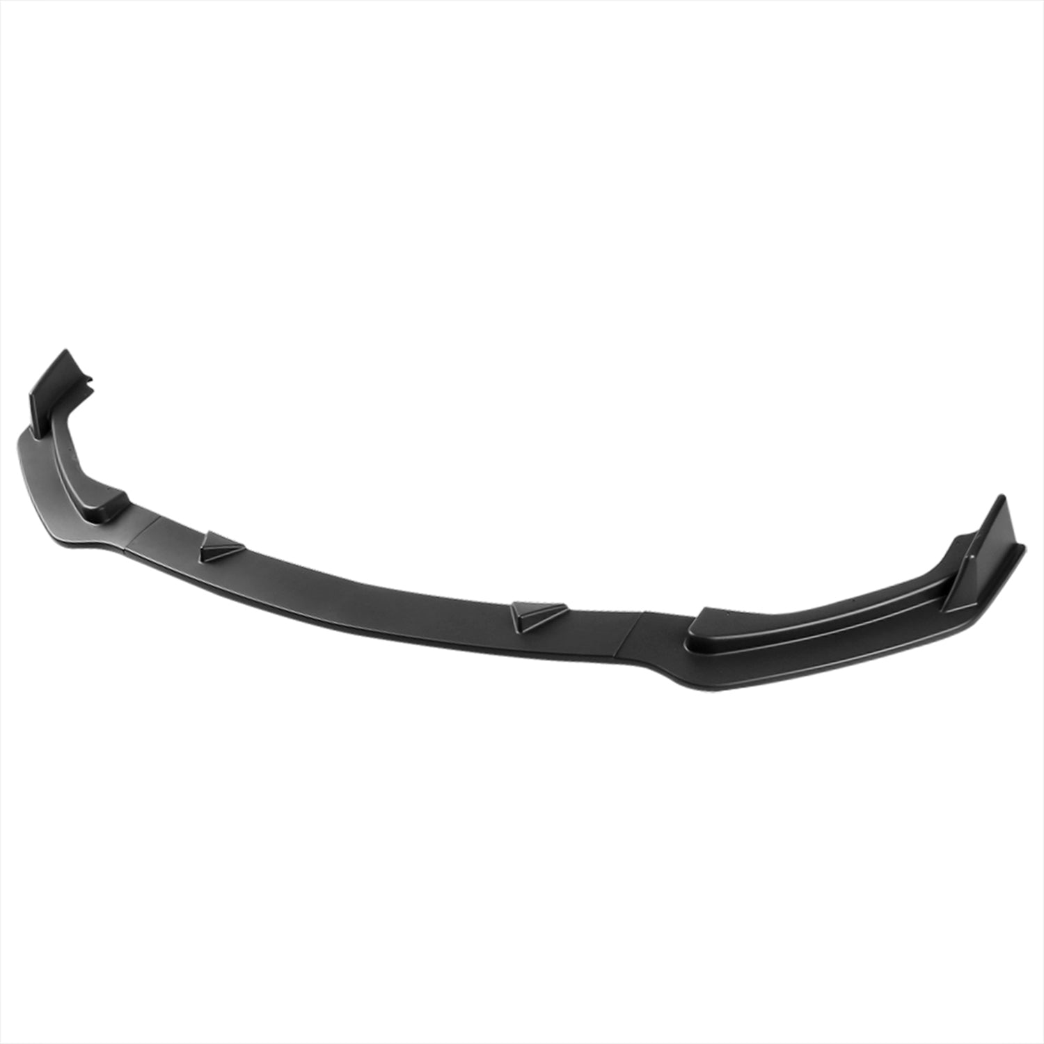 2014-2017 Infiniti Q50 Matte Black Polypropylene 3Pcs Bumper Lip Spoiler