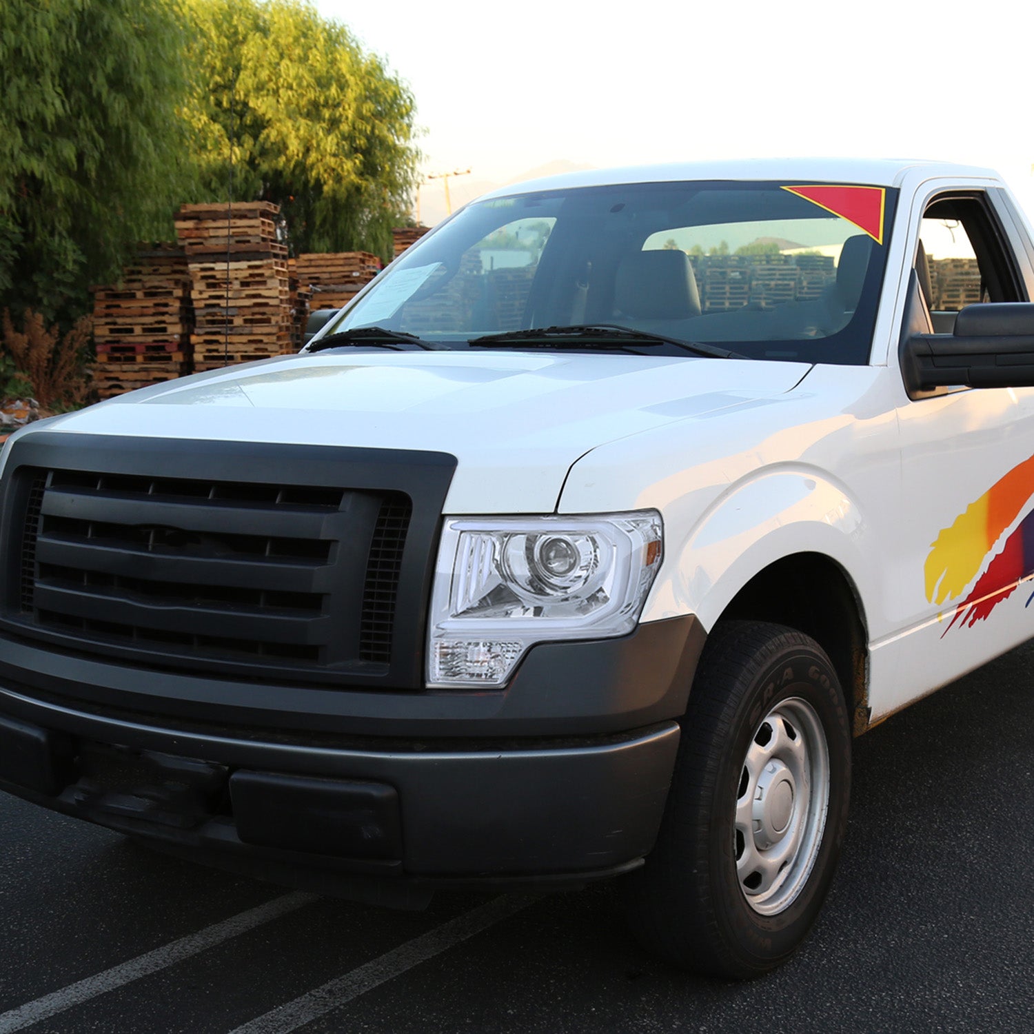 2009-2014 Ford F-150 LED C-Bar Projector Headlights Chrome/Clear Lens