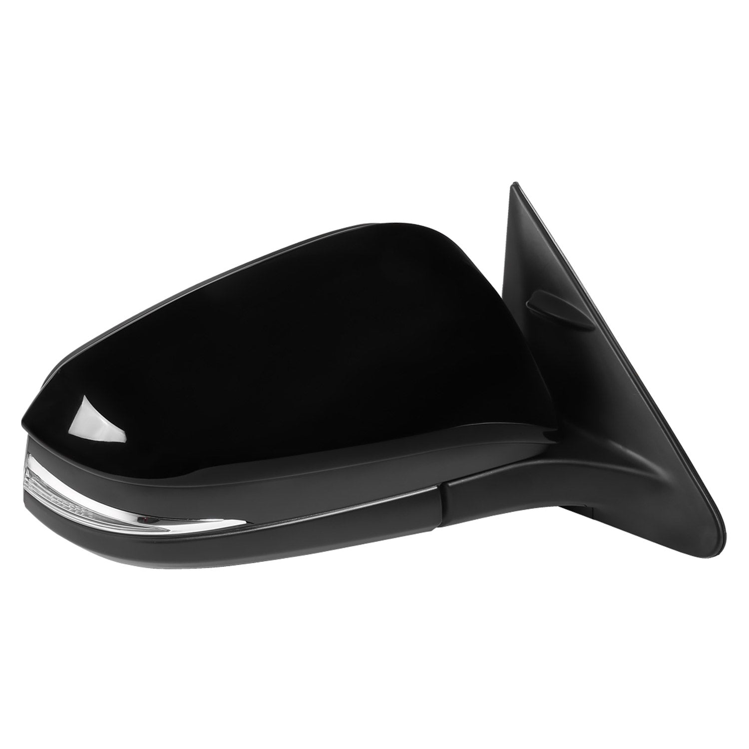 2014-2016 Toyota Highlander Glossy Black 5Pin Adjustable Side Mirror Passenger