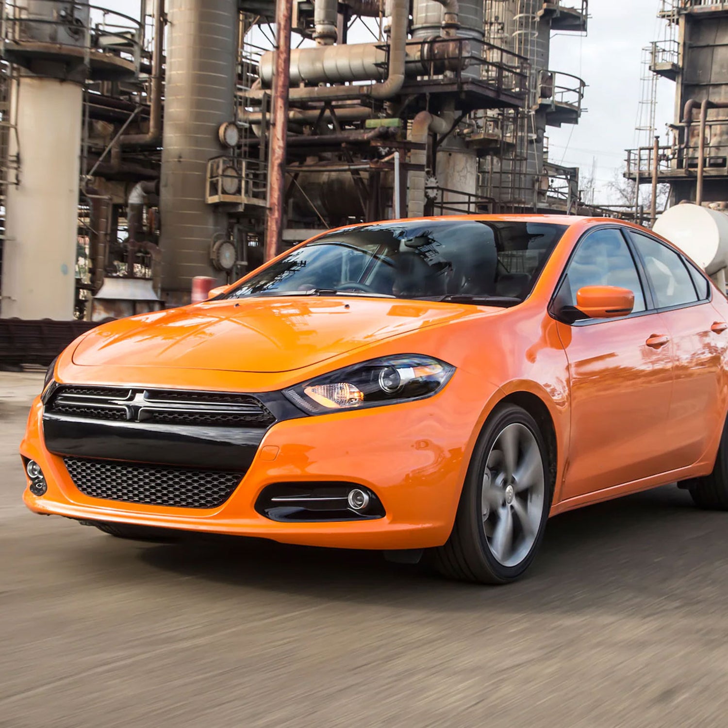 2013-2016 Dodge Dart Factory Headlights Projector High/Low Beam - Driver Side