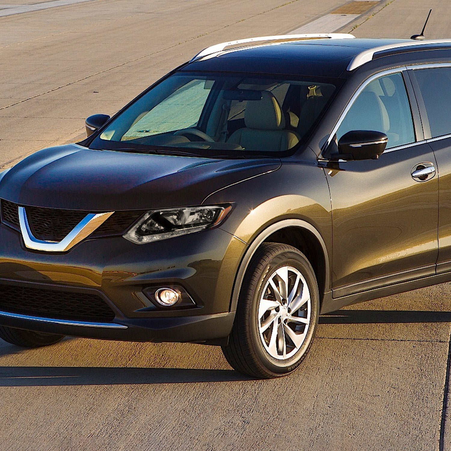 2014-2016 Nissan Rogue LED Strip Factory Driver/Left Side Headlight Matt Black