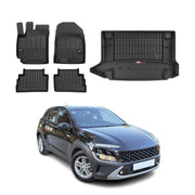 2018-2023 Hyundai Kona Premium Floor Mats & Cargo Liner Full Set All Weather Heavy Duty Upper Trunk
