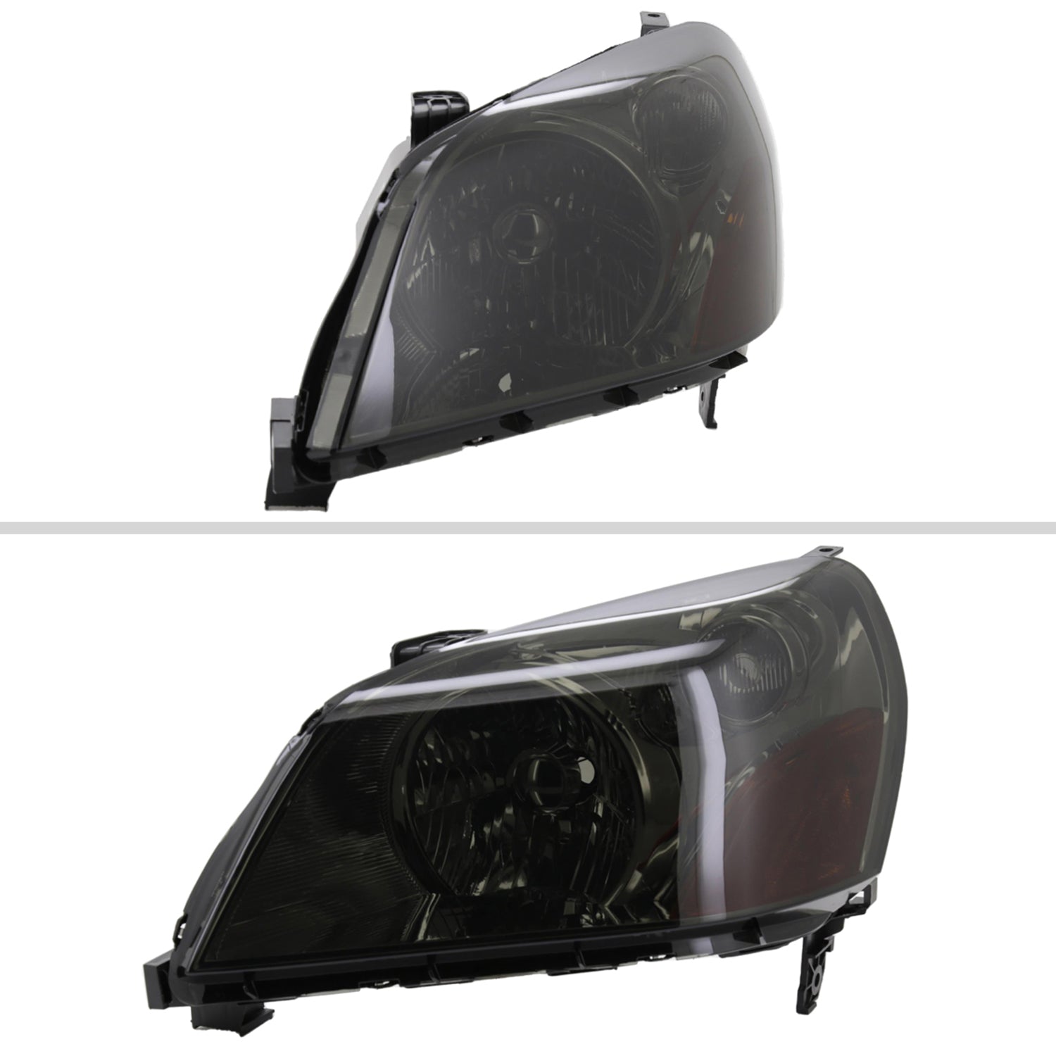 2003-2005 Honda Pilot Factory Style Headlight Chrome Housing/Smoke Lens