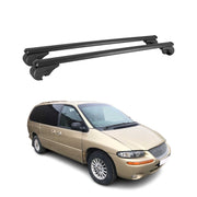 2001-2010 Chrysler Town & Country Roof Rack Cross Bars Black