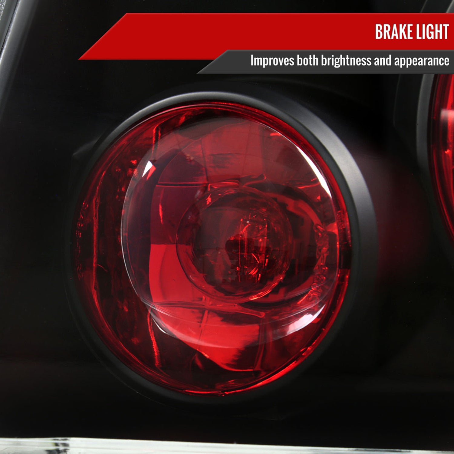 2005-2008 Dodge Charger Tail Lights Matte Black Housing/Clear Lens