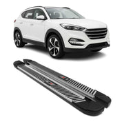 2015-2020 Hyundai Tucson Nerf Bar Side Step Running Boards Alu 2x