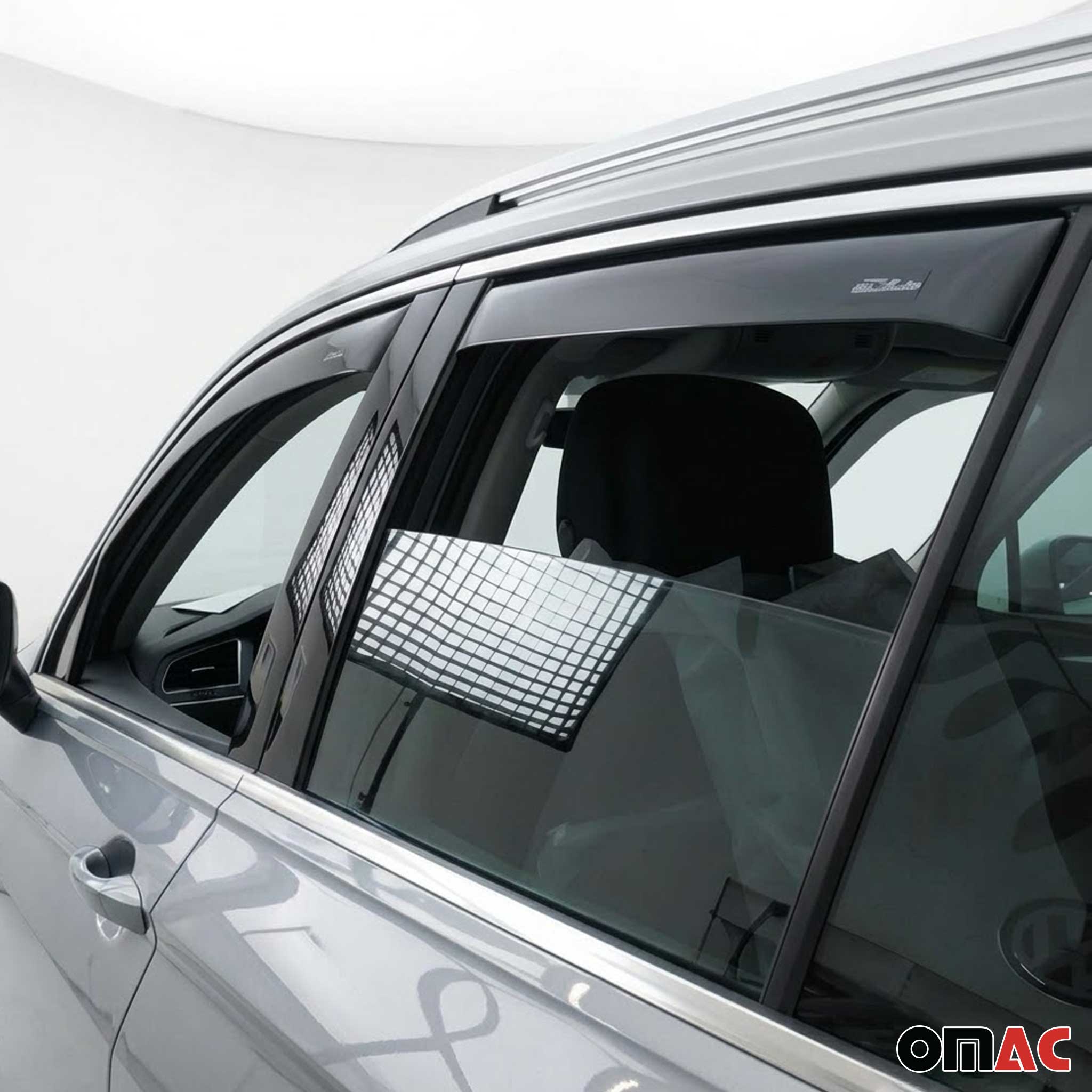 2018-2024 VW Tiguan Window Visor Vent Rain Deflector 4Pcs Smoke