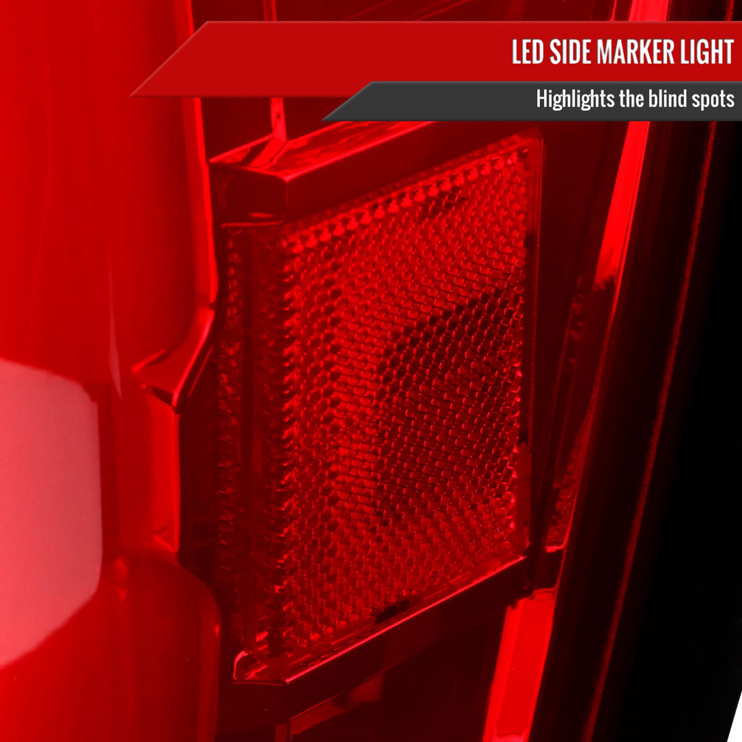 2016-2022 Toyota Tacoma LED Bar Tail Lights Chrome Housing/Red Clear Lens