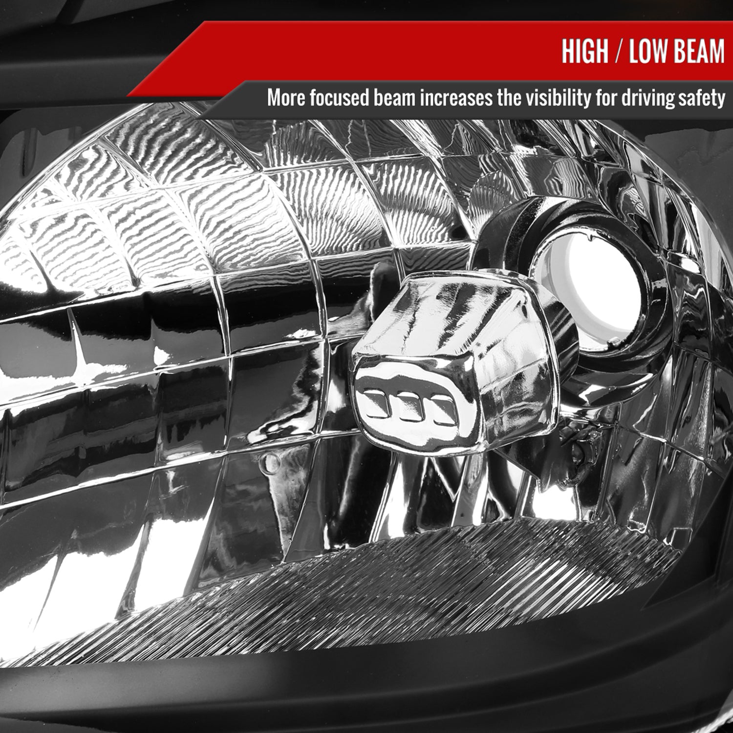 2005-2008 Nissan Frontier/2005-2006 Pathfinder Factory Headlights Matt Black