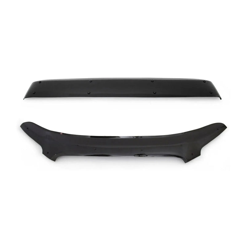 2015-2020 Ford Transit Windshield Sun Visor & Bug Shield Hood Deflector Kit 2Pcs Smoke