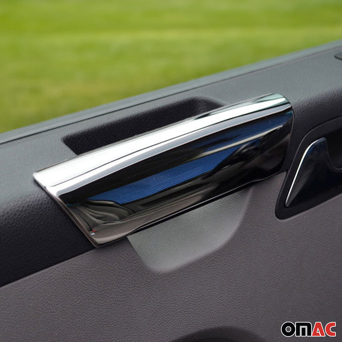 Interior Door Handle Cover Protector for VW T5 Transporter 2010-2015 Steel 2 Pcs