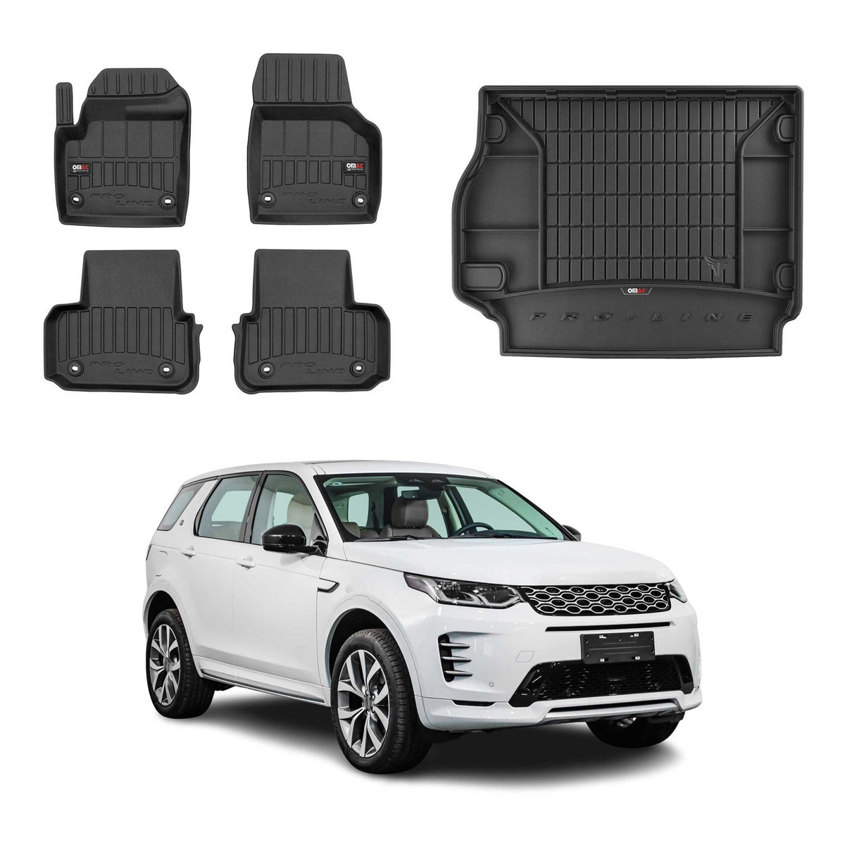 OMAC Floor Mats & Cargo Liners for Land Rover Discovery Sport 2015-2019 5-Seater