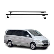 2003-2014 Mercedes Vito W639 Roof Rack Cross Bars Black
