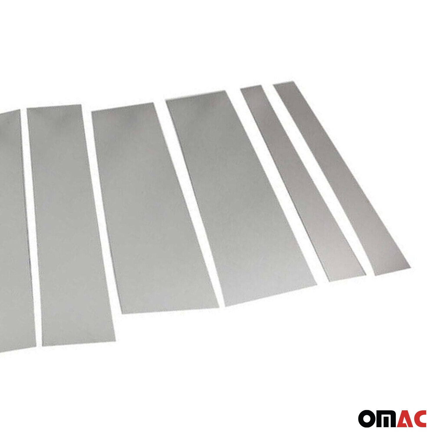 2015-2022 RAM ProMaster City Window B Pillar Posts Door Trim Stainless Steel Silver 8x