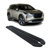 2021-2026 Nissan Rogue Side Step Nerf Bars Running Boards Black Alu