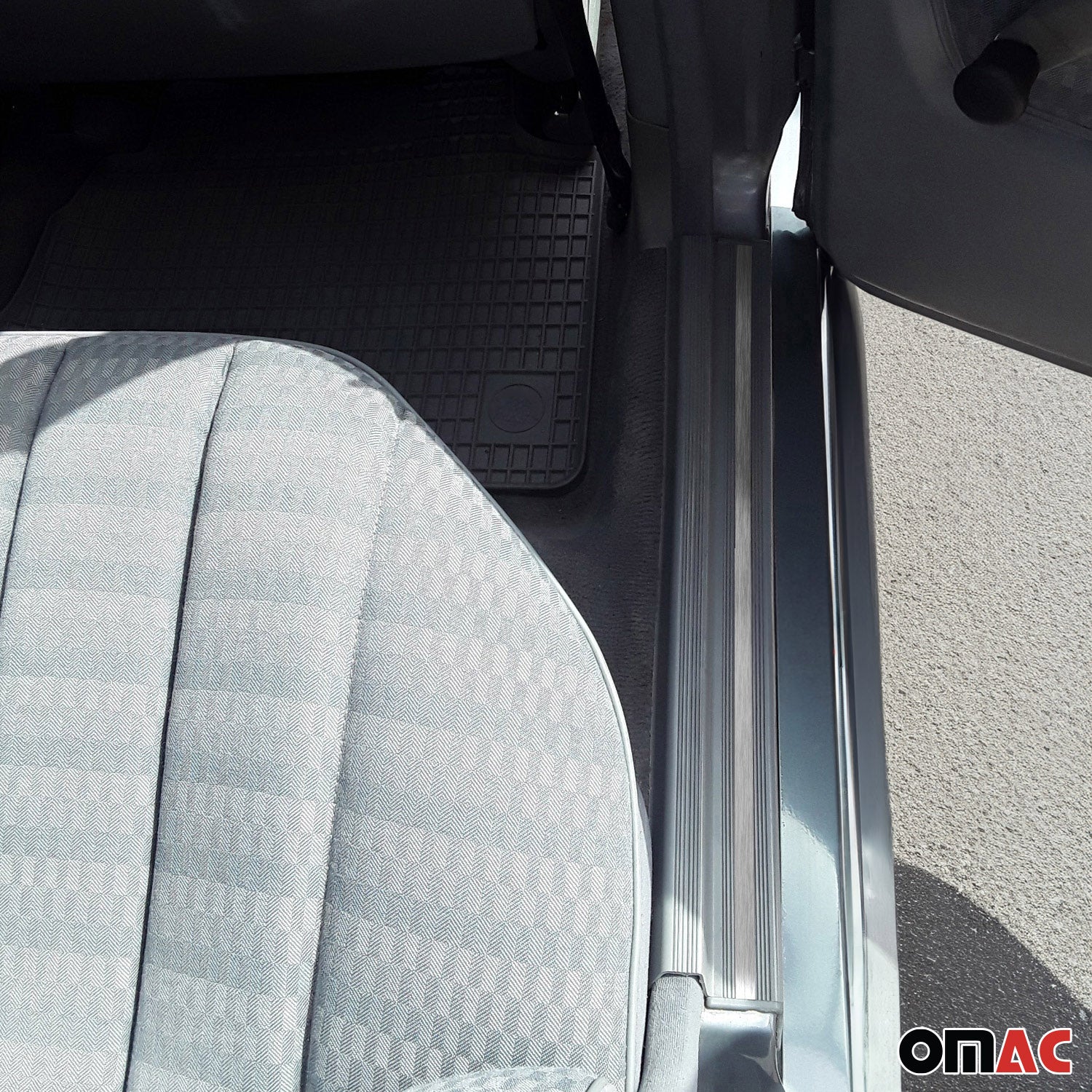 1995-2000 Mercedes C Class W202 Door Sill Scuff Plate Stainless Steel Brushed 8x