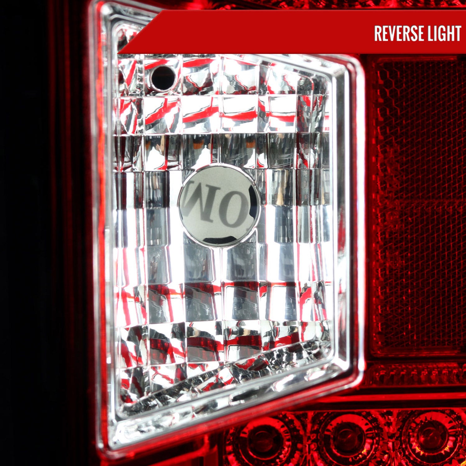 2014-2018 Chevy Silverado 1500 2500HD/Sierra 3500HD LED Tail Lights Chrome/Red