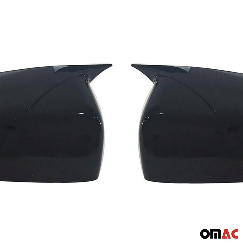 2015-2023 Ford Ranger T6 Side Mirror Cover Caps Piano Black 2 Pcs